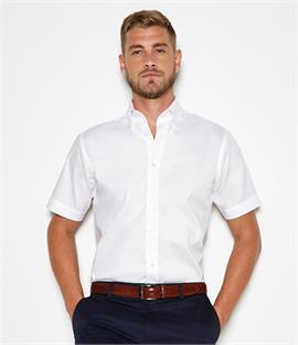 Kustom Kit Short Sleeve Tailored Premium Oxford Shirt